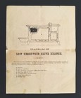 1880 Antique New Olive Branch Stove Ad Wood Coal Burning Kitchen Range Cook