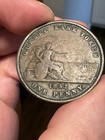 1852 Quebec Bank Token Coin One Penny Quebec Canada Over 170 Years Old 