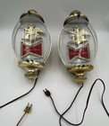 Vintage Original Budweiser King Of Beers Wall Sconces Light 14  Beer Sign Works