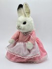 Hansa Dressed 13  Rabbit Bunny Mama Girl Pink Dress  7831 Plush Rare 2015