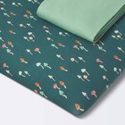 Cloud Island 2pk Fitted Jersey Play Yard Crib Sheets Mushroom Solid Green Nip