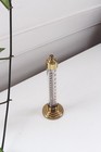 Vintage Brass Thermometer - Conant Custom Brass Vermont - Tabletop Desktop