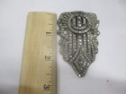 1 Vintage Shoe Buckle Clip Marcasite Art Deco Nouveau