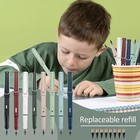 8pcs Infinity Pencil  Cute Everlasting Inkless Pencil With 8pcs Replacement Nibs