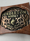 Pendleton Whisky Gold Copper Tone Rodeo Cowboy Montana Silversmiths Belt Buckle