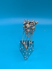 Vintage Godinger Silver Plated Mouse Mice Picks   Cheese Holder 9 Pc Set