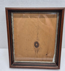 Victorian Antique Wood Silver Gilt Deep Well Walnut Photo Picture Frame Eastlake