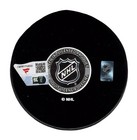 Jack Hughes Signed Autographed New Jersey Devils Logo Puck Fanatics Coa