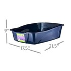 Giant High-sided Cat Litter Box     Large  Easy-clean  Mess Control
