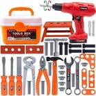 Kids Tool Play Set electric Screwdriver Toy With Box  42pcs Toddler   