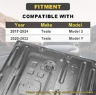 Front Skid Plate Compatible With 2017   2024 Tesla Models Three