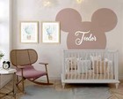 Mickey Mouse Headboard Wall Decal Arch Sticker Mouse Ears Nursery Decor Lf149