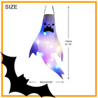 3 6 9pcs 51    Halloween Windsocks Hanging Ghost Decoration Wind Socks Yard Decor