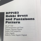 New Vintage Poissot Doll Dress Pattern For Bobbi Dress   Pantaloons