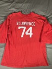 St Lawrence Class Of 1974 Football Raglan Shirt Med lrg Brasher Falls New York