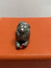 Vtg Collectible Pomeranian Dog Figurine Rawcliffe Pewter In 1988 signed By Davis