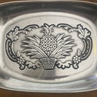 Wilton Armetale Vintage Pewter Metal Pineapple Rwp Tray Platter 9 5  X 6 5 