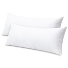  Synthetic Down Lumbar Pillow Insert  14x36 Down 14x36 Inch  pack Of 2  White