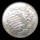 1876 Shield Nickel ---- Unc Coin ----  758m