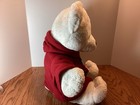 2007 Dan Dee 21    Christmas Snowflake White Plush Teddy W Red Hoodie Jacket