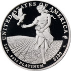 2011-w Platinum American Eagle  100 Pcgs Pr70 Dcam Blue Label