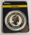 2022 1 Oz Silver  1 Australian Swan Queen Elizabeth Ii Proof Coin First Strike