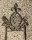 Metal Vertical 4-tier Wall Plates Display Rack 52  Tall Pineapple Finial Vtg