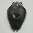 Gas Tank Cover Black Carbon Fiber Painted For Suzuki Hayabusa Gsx1300r 1997-2007