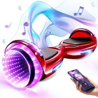 6 5  Led Light Hoverboard Electric Self Balancing Scooter No Bag For Kids Adults
