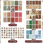 242pcs Christmas Scrapbook Paper   Stickers Supplies Vintage    
