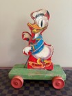 Vintage Fisher Price  400 Donald Duck Drum Major - 1946