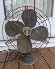 Vtg Westinghouse Black Electric Oscillating Fan 4 Blades 1137701 Runs needs Work