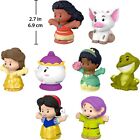 Fisher-price Little People Toddler Toys Mattel Disney Princess Story Duos 8-pcs