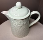 Villeroy   Boch Piemont Primavera Pale Green Covered Water Pitcher Euc