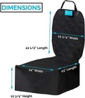 Dog Car Front Seat Cover Luxury Stylish Heavy Duty Washable Cars Suv s  Seatbelt