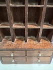 Vtg 1970 s Enesco Wooden Thimble Display Case Miniature Dollhouse