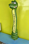 Mountain Fork Sneaky Snake Beer Bar Keg Tap Handle 11  Resin Oklahoma Brewery