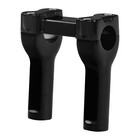 Black 4  Handlebar 1 1 4   Handle Bar Riser Fit For Harley Dyna Softail Fatboy
