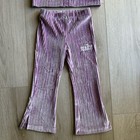 Nike Youth Girls Cozy Velour Ribbed Tracksuit Xs  4  Pink