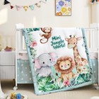 Nacomoco 3-piece Crib Bedding Set For Boys Girls - Ultra Soft   Skin Friendly