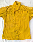 Nomex Wildland Firefighter Aramid Shirt Flame Resistant Size Large Yellow New