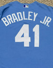 Bradley  Jr  Size 44  41 2023 Kansas City Royals Game Used Jersey Issued Mlb