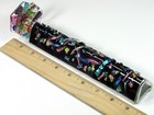 Goldsmith Kaleidoscope 9  Abstract Layers Fused Dichroic Stained Glass  2 Disks