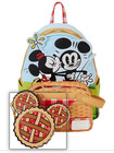 Loungefly Disney Mickey Friends Picnic Scented Backpack Bag Wallet Ears 7pc Set