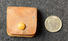 Vintage West German General Printing Ink Brass Folding Loupe With Leather Case