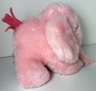 Animal Fair Pink Elephant Plush Stuffed Animal 6  Tall 7  Long Vtg  4101 Korea