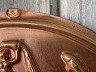 1960   s Zodiac astrology horoscope Mirro Mold Copper Cake jello Pan 12 Cup