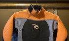 Rip Curl Dawn Patrol Orange   Gray Neoprene Full Body Wetsuit Youth Size 10