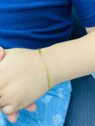 Baby Bracelet 14k Gold Filled Figaro Chain Newborn Boys Girls Pulsera Para Bebe