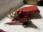 Toy Vintage Ruehl Toys Massey Harris Red Clipper Combine Farm Implement